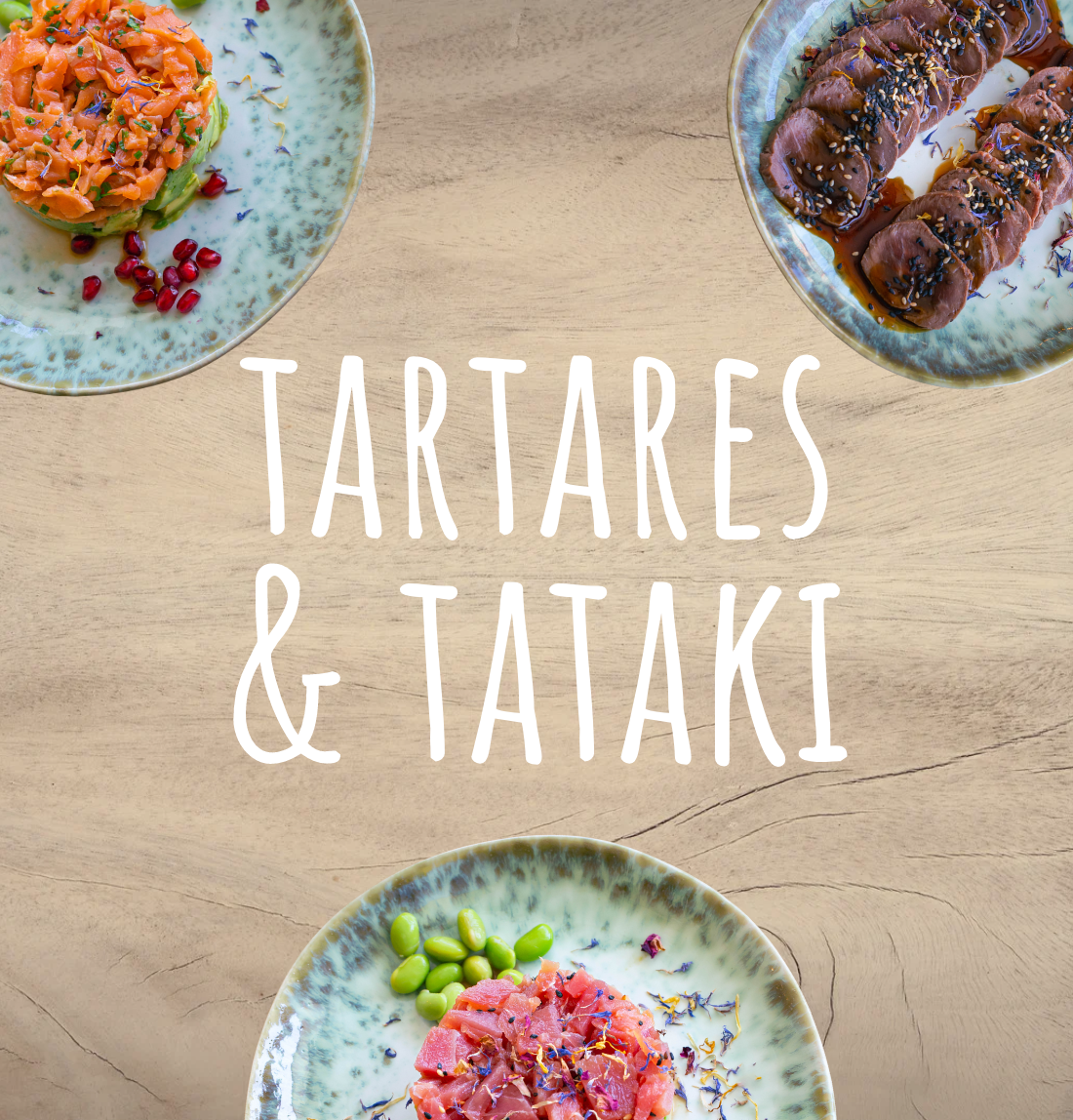 Tartares und tataki